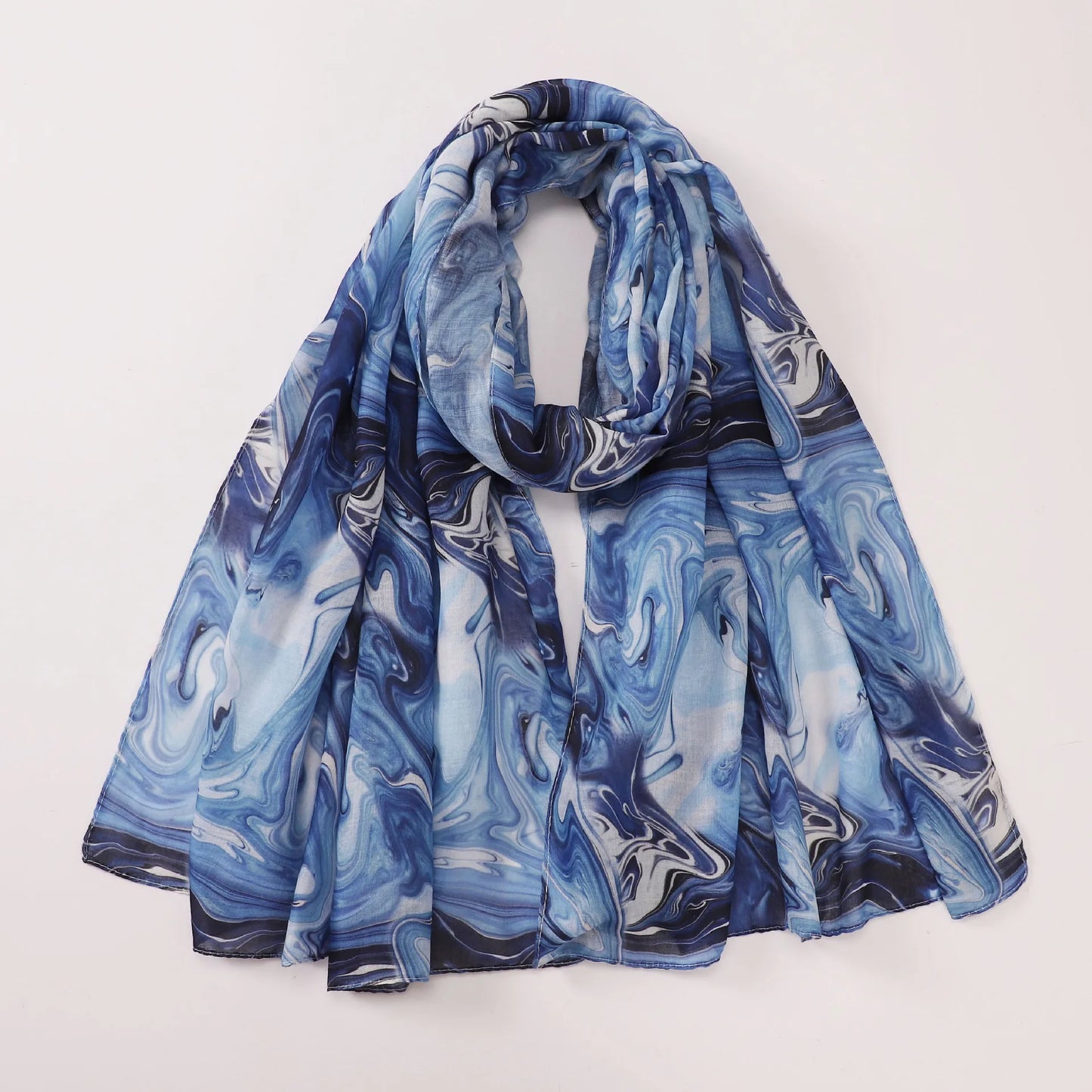 Hijab Leopard Print Watercolor Soft Muslim Hijabs Headscarf Warm