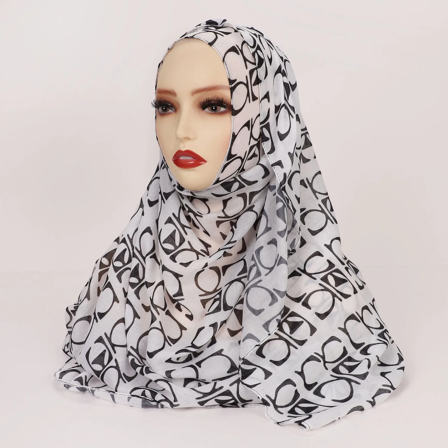 Hijab Leopard Print Watercolor Soft Muslim Hijabs Headscarf Warm