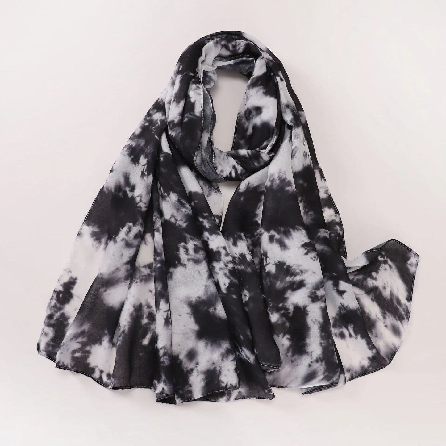 Hijab Leopard Print Watercolor Soft Muslim Hijabs  Headscarf Warm