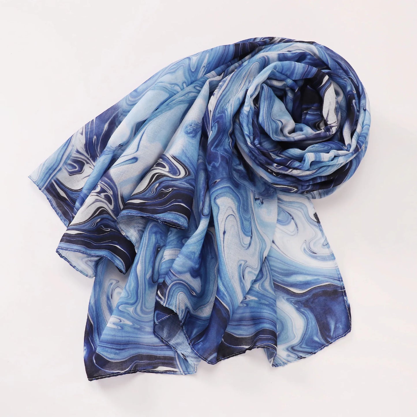 Hijab Leopard Print Watercolor Soft Muslim Hijabs  Headscarf Warm
