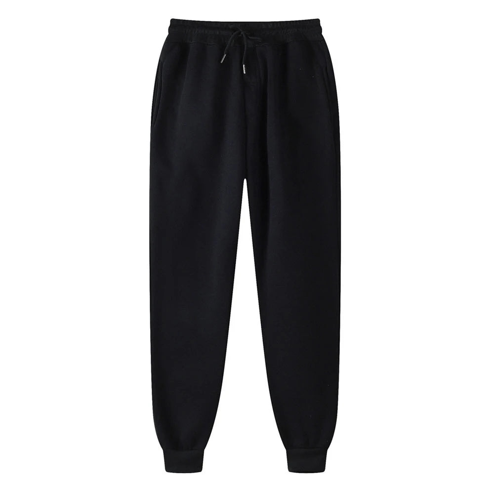 2023 Autumn/Winter Fleece Sweater Pants Set for Men New European and American Sports Hat Set