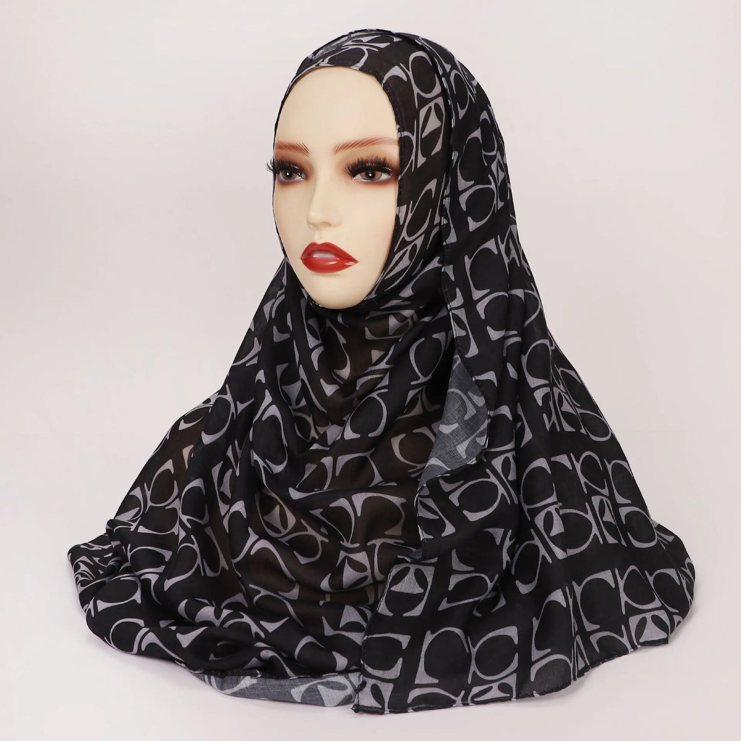 Hijab Leopard Print Watercolor Soft Muslim Hijabs  Headscarf Warm